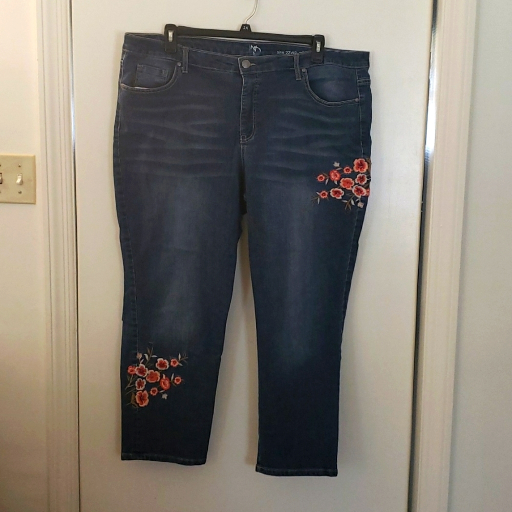 New directions embroidered jeans